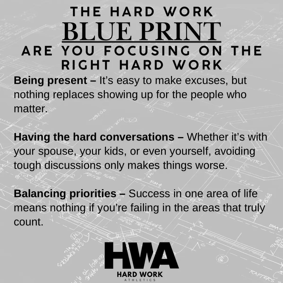 ARE YOU FOCUSING ON THE RIGHT HARD WORK?