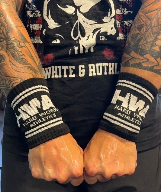 HWA SWEAT WRISTBANDS (5”)