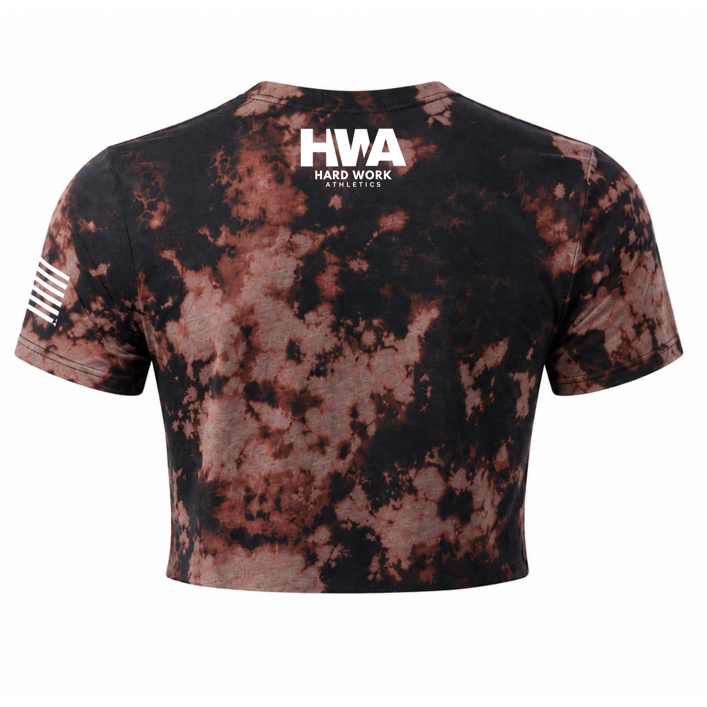 FAITH BLEACH DYE CROP TEE V2