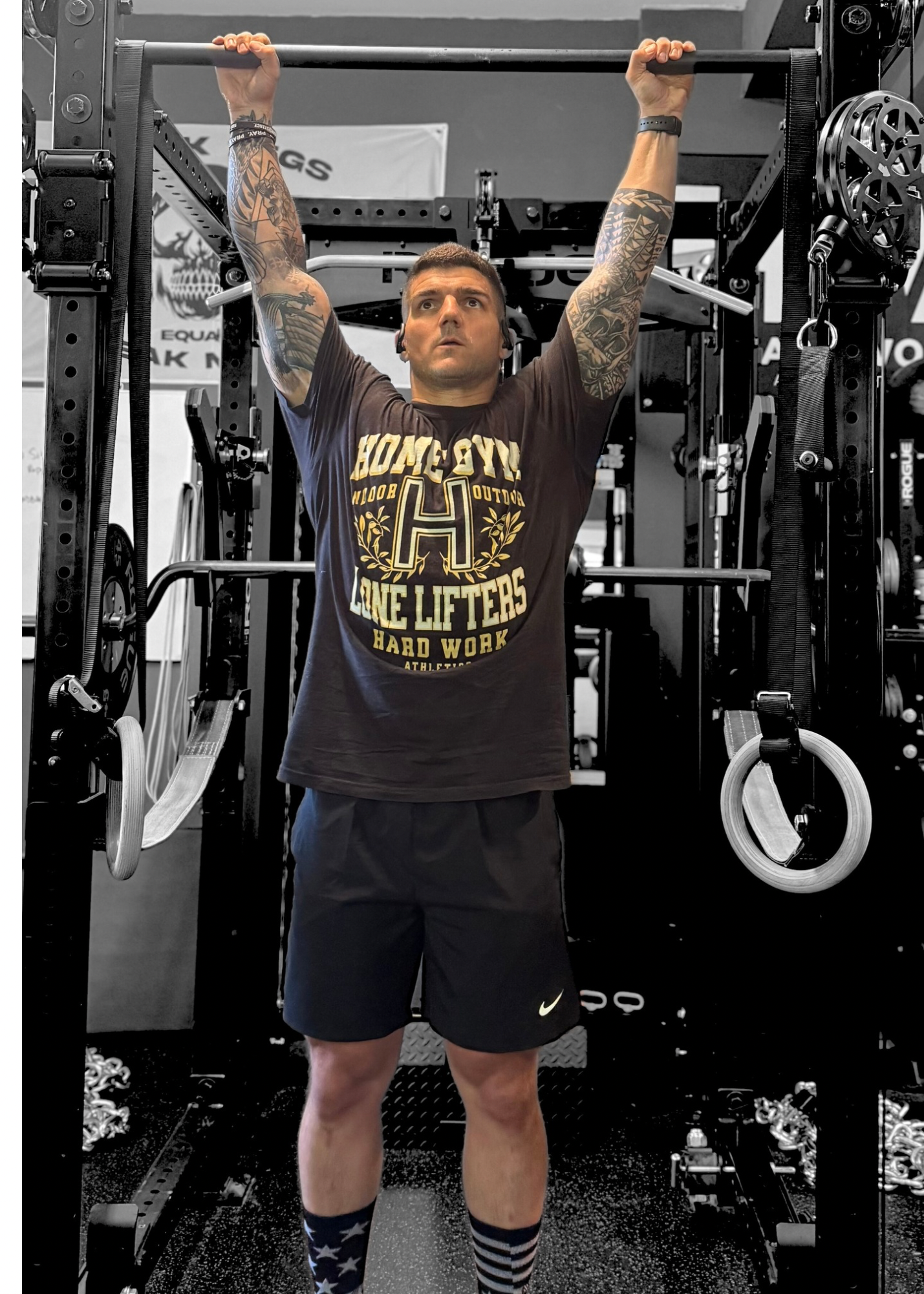 HOME GYM LONE LIFTERS TEE