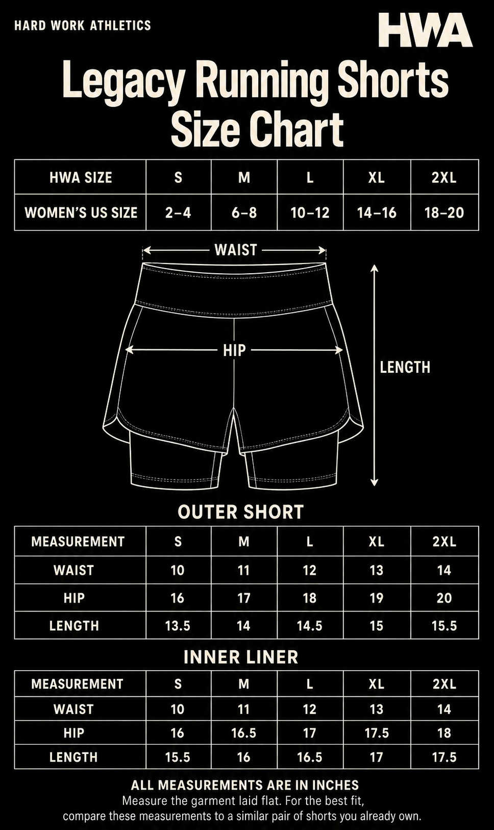 LEGACY RUNNING SHORTS 4” HIGH WAIST (LINED) | BLACK