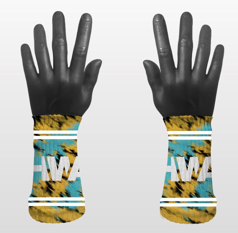 HWA SWEAT WRISTBANDS (5”)