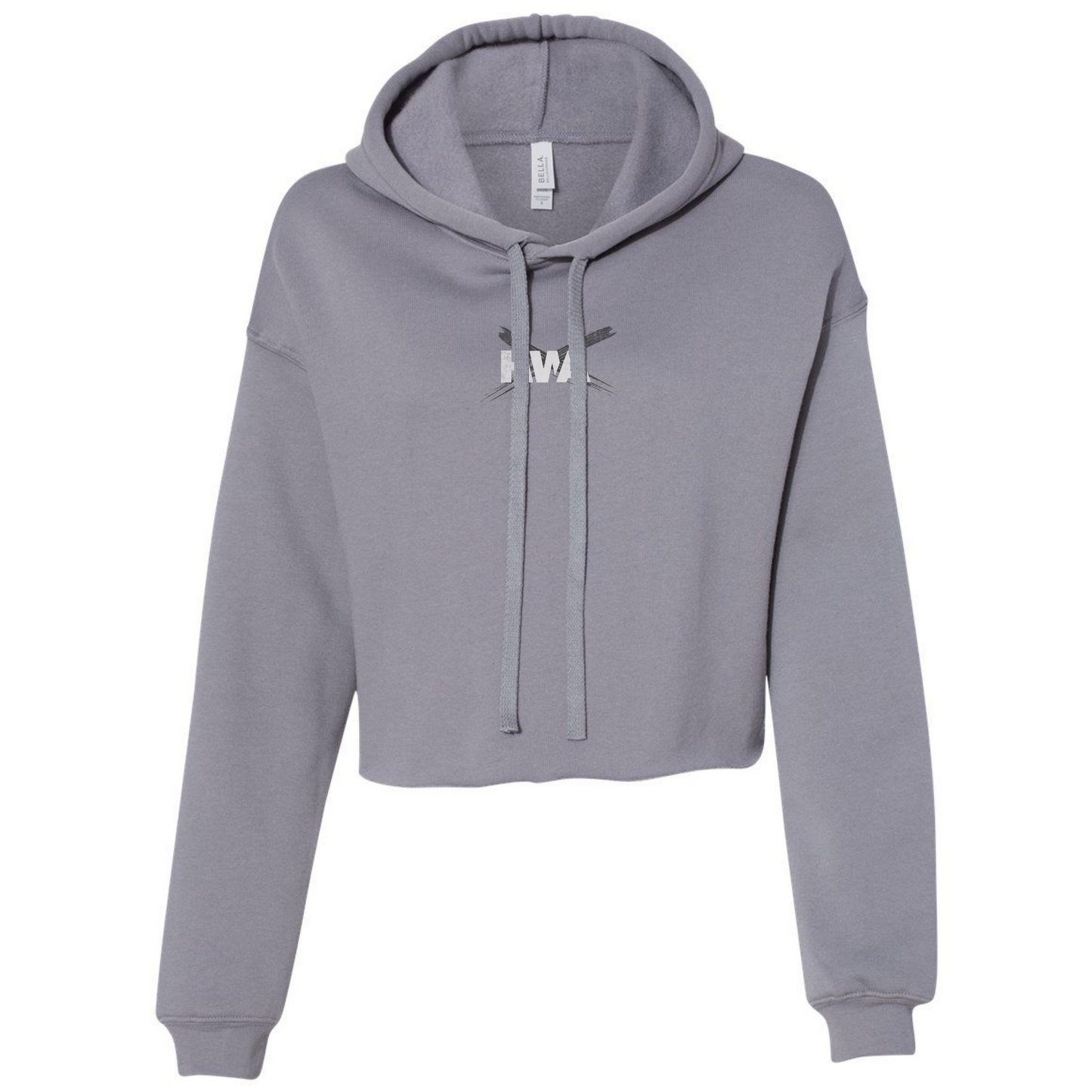 HARD WORK ALWAYS WINS CROP HOODIE