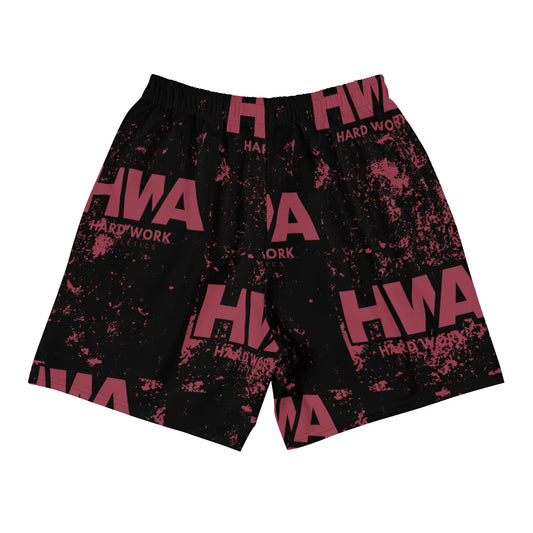 HWA BLACK & MAROON 6.5” TRAINING SHORTS