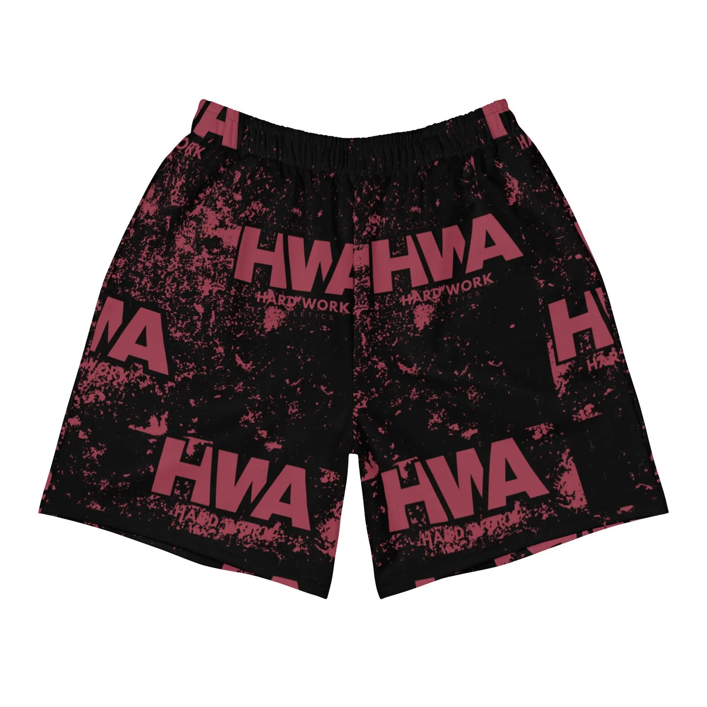 HWA BLACK & MAROON 6.5” TRAINING SHORTS