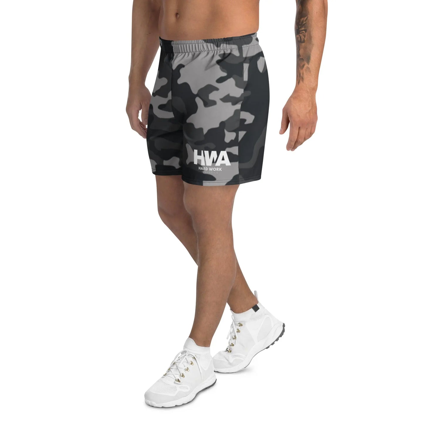 HWA 6.5" TRAINING SHORTS - NIGHT CAMO