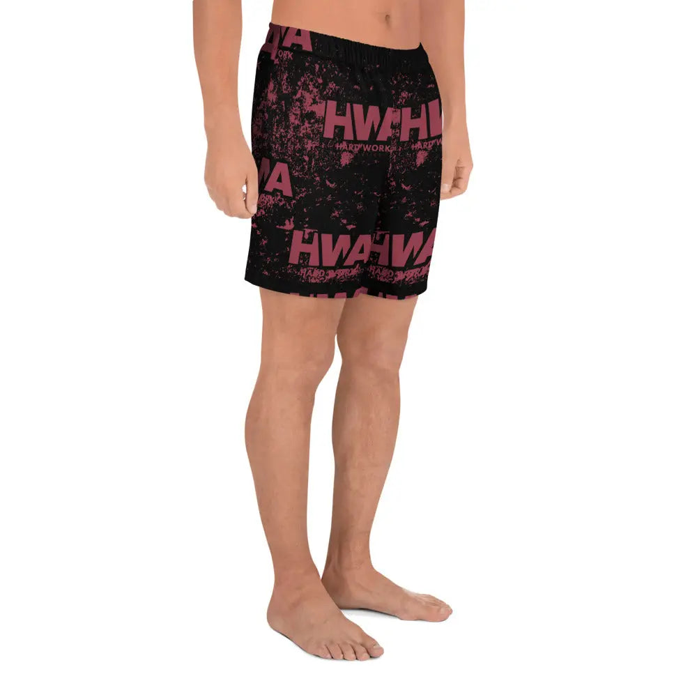 HWA BLACK & MAROON 6.5” TRAINING SHORTS