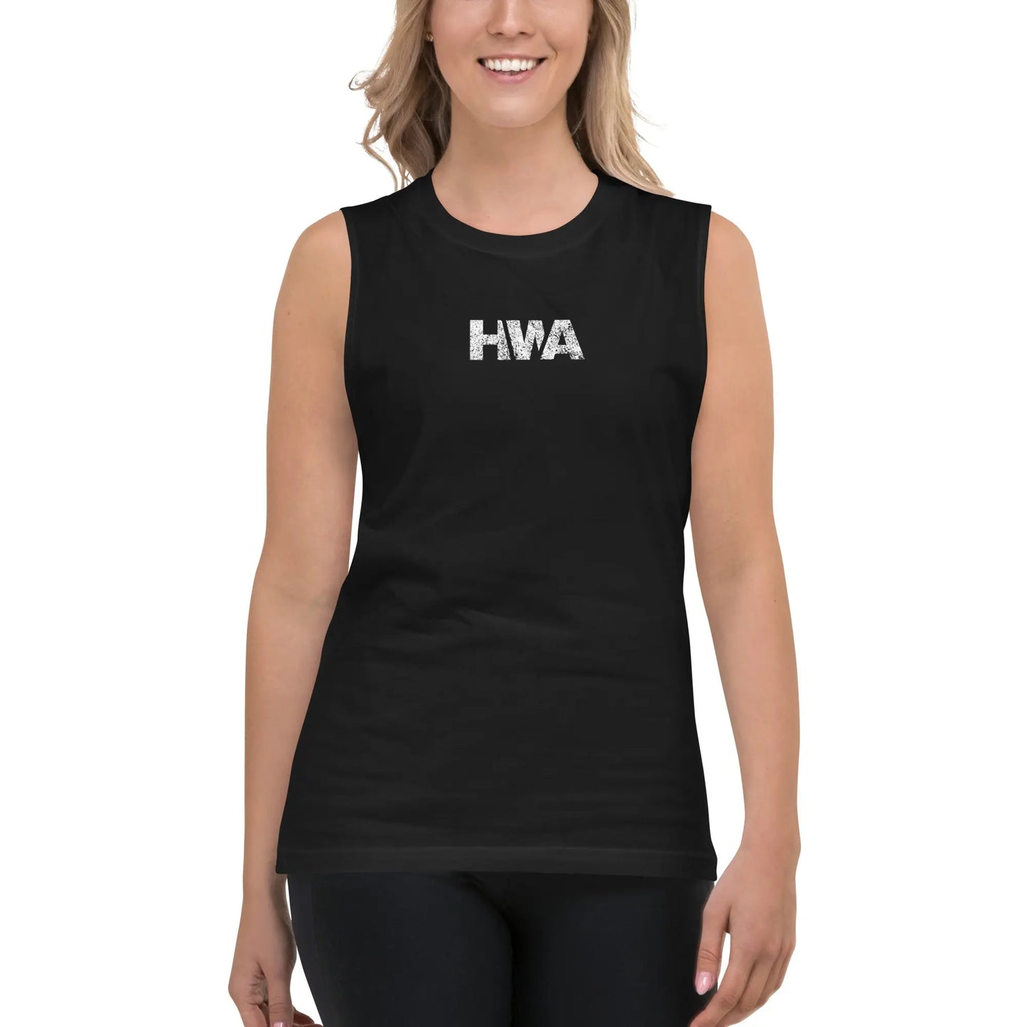 WE ARE HARD WORK UNISEX MUSCLE TEE