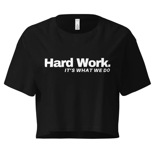 WHAT WE DO CROP TEE