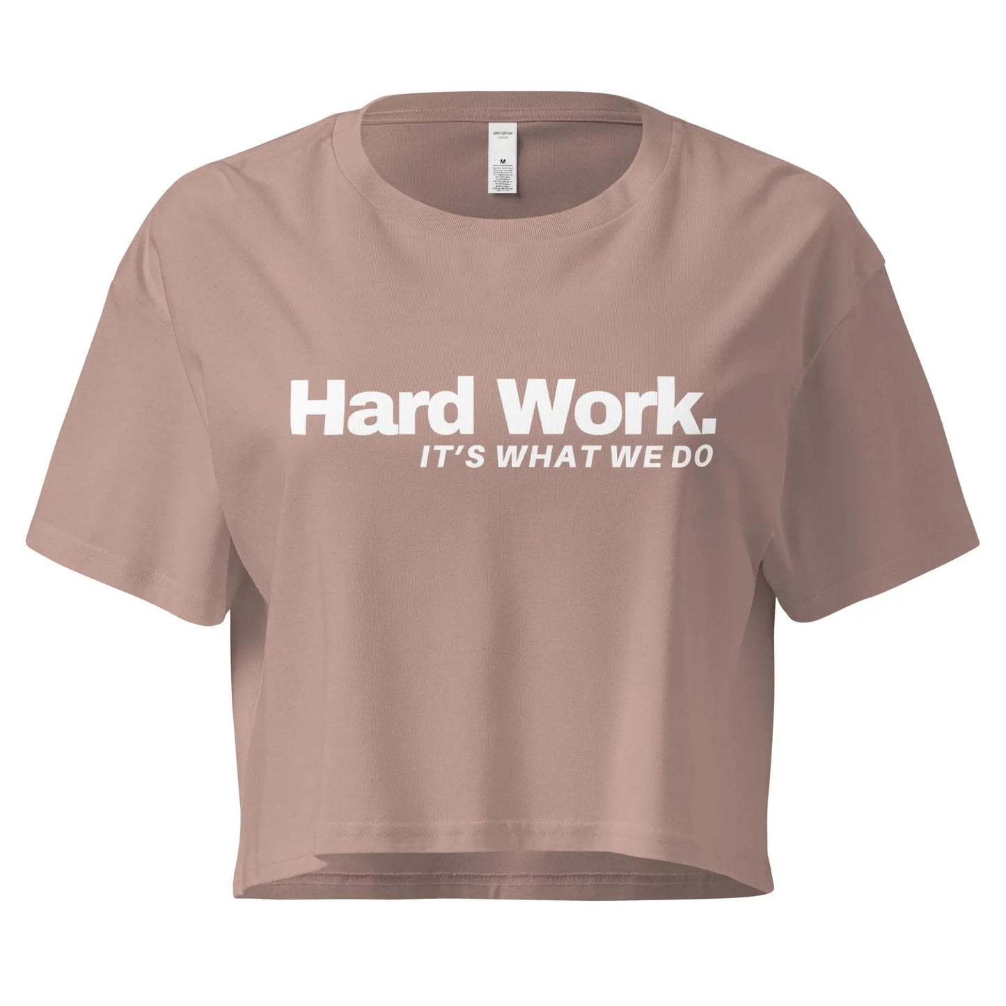 WHAT WE DO CROP TEE