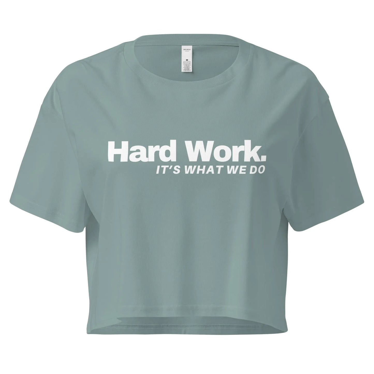 WHAT WE DO CROP TEE