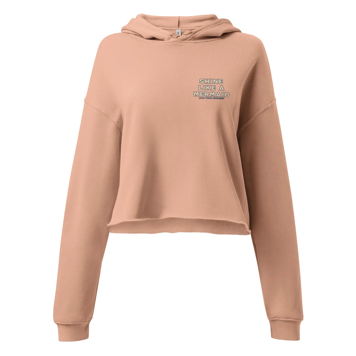 SHINE LIKE A MERMAID CROP HOODIE
