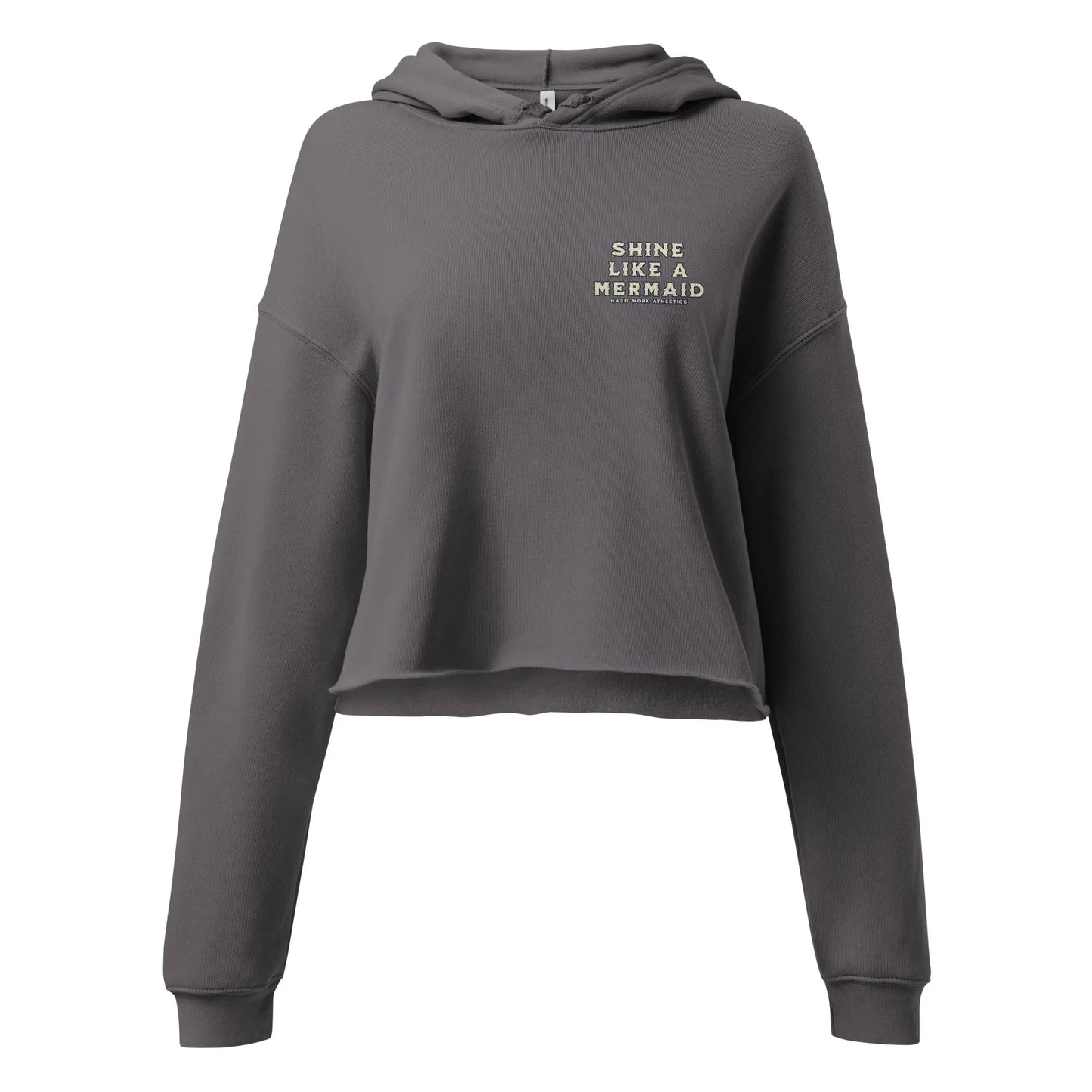 SHINE LIKE A MERMAID CROP HOODIE