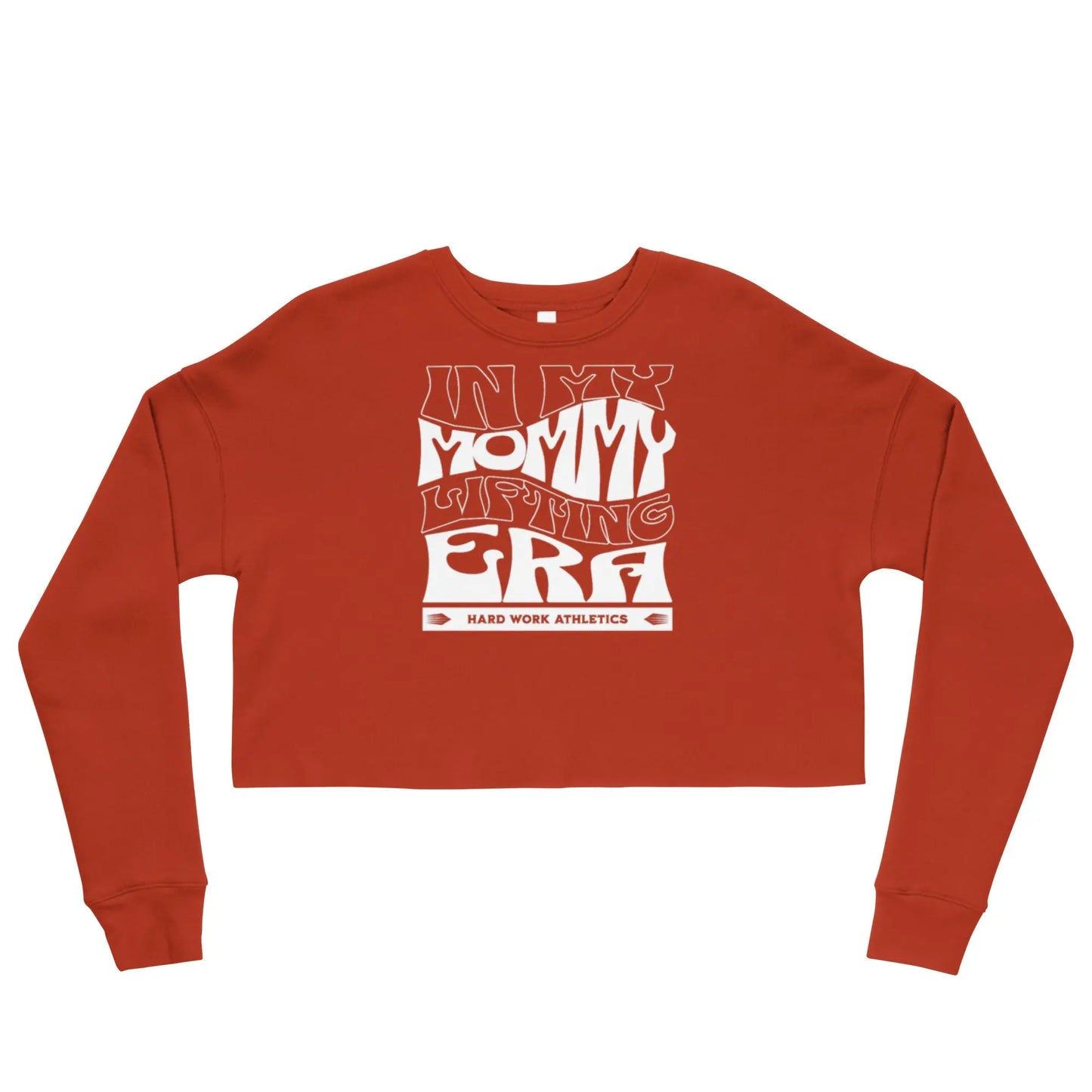 IN MY MOMMY LIFTING ERA CROP SWEATSHIRT