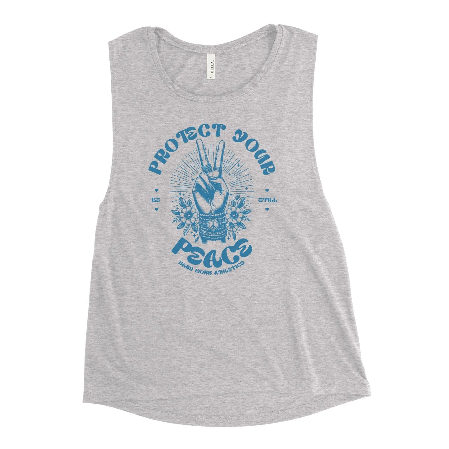 PROTECT YOUR PEACE WOMENS MUSCLE TANK