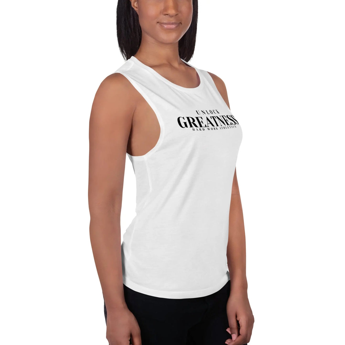 UNLOCK GREATNESS WOMENS MUSCLE TANK