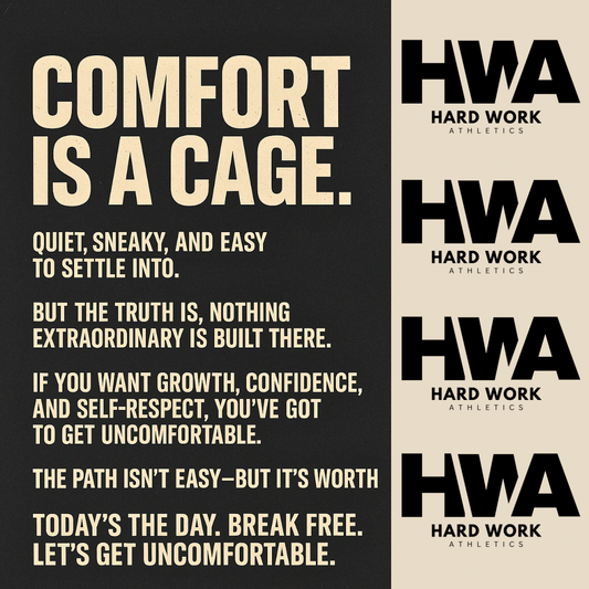 COMFORT IS A CAGE: BREAK FREE AND EMBRACE THE UNCOMFORTABLE