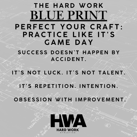 PERFECT YOUR CRAFT: PRACTICE LIKE IT'S GAME DAY
