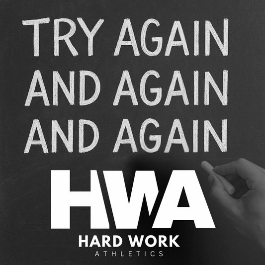 TRY AGAIN AND AGAIN AND AGAIN