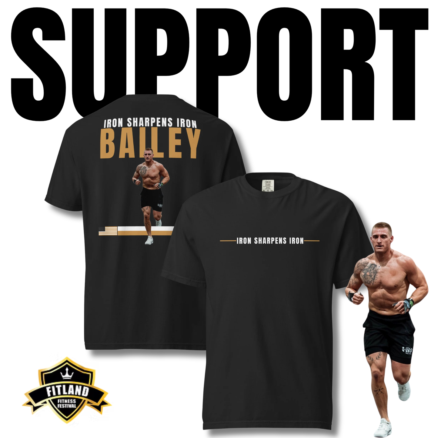 JORDAN BAILEY - IRON SHARPENS IRON TEE
