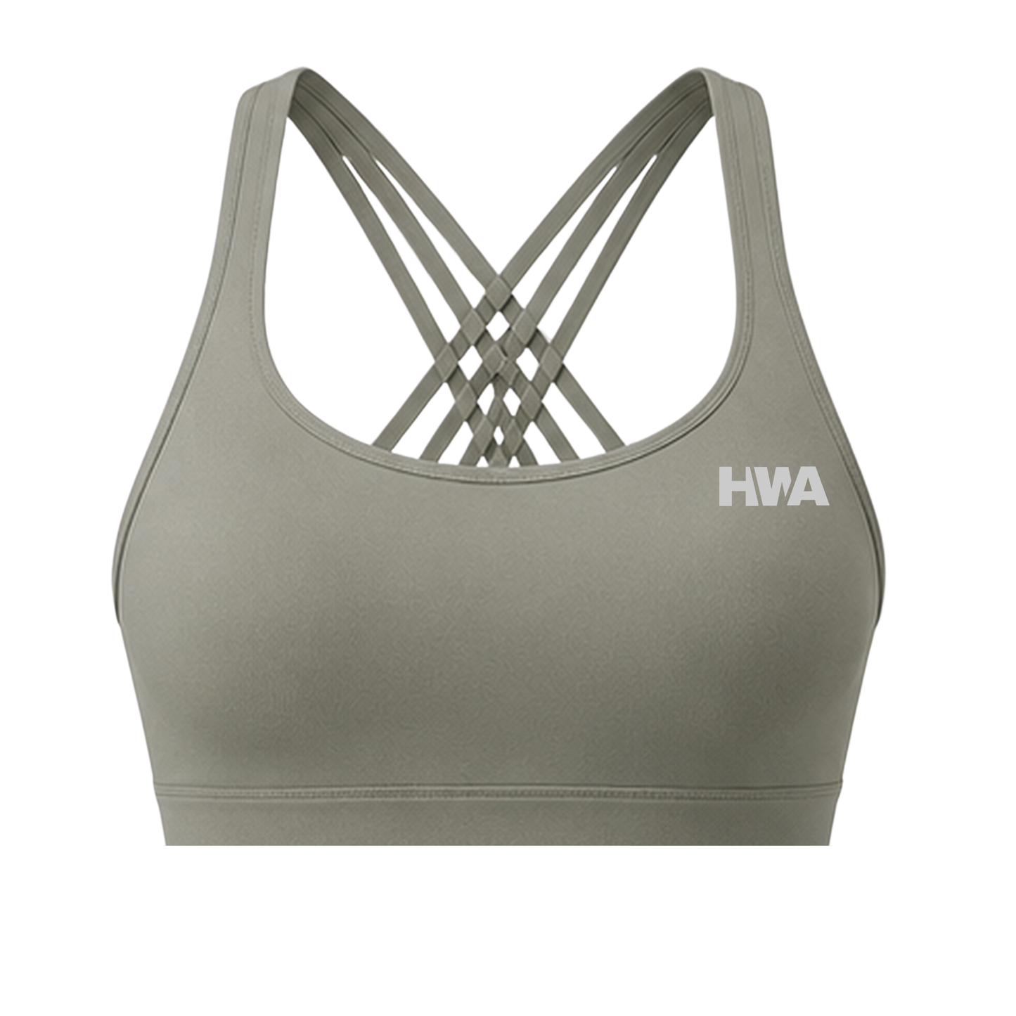 WILLOW SPORT BRA | GRAY/GREEN