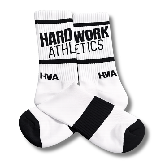 HWA PERFORMANCE CREW SOCKS | B&W