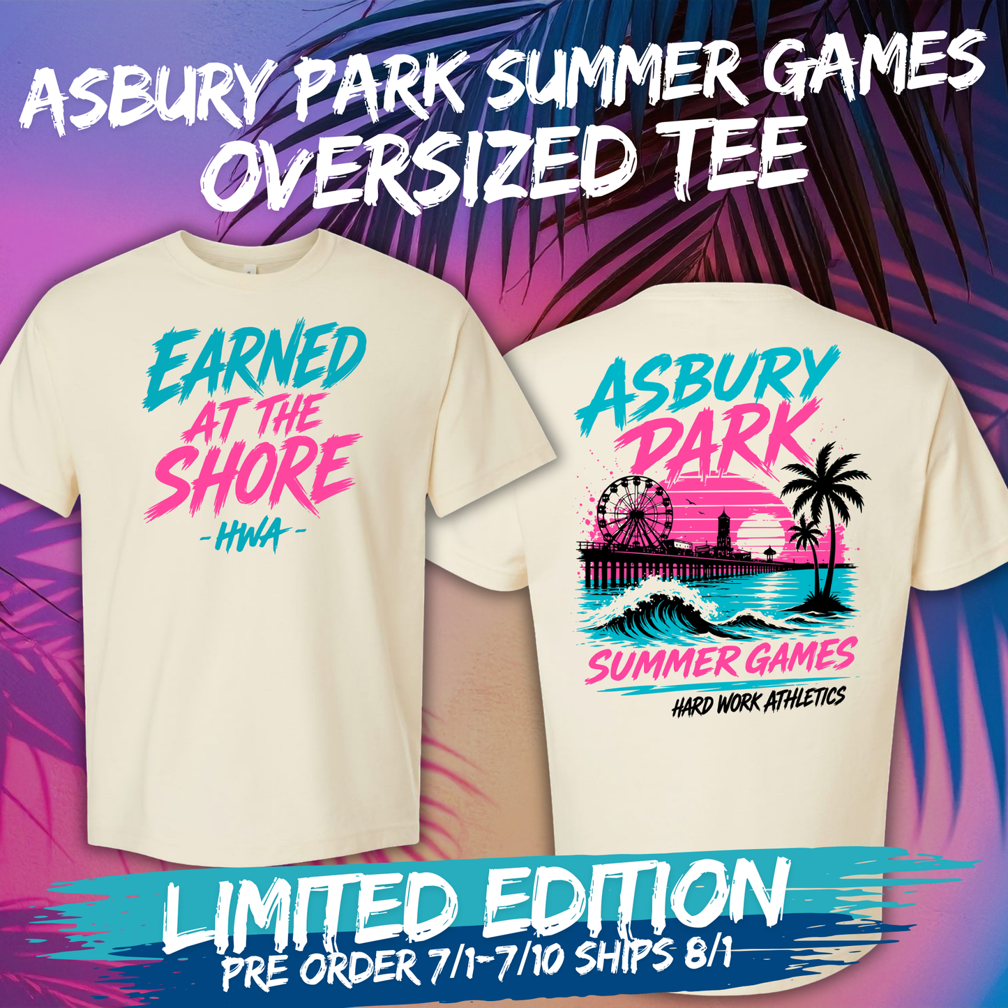 PRE ORDER | APSG OVERSIZED TEE - LIMITED EDITION | SHIPS 8/1