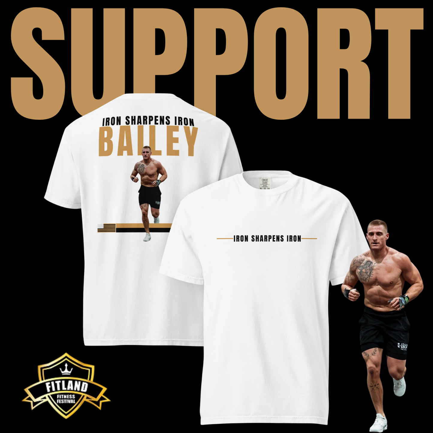 JORDAN BAILEY - IRON SHARPENS IRON TEE