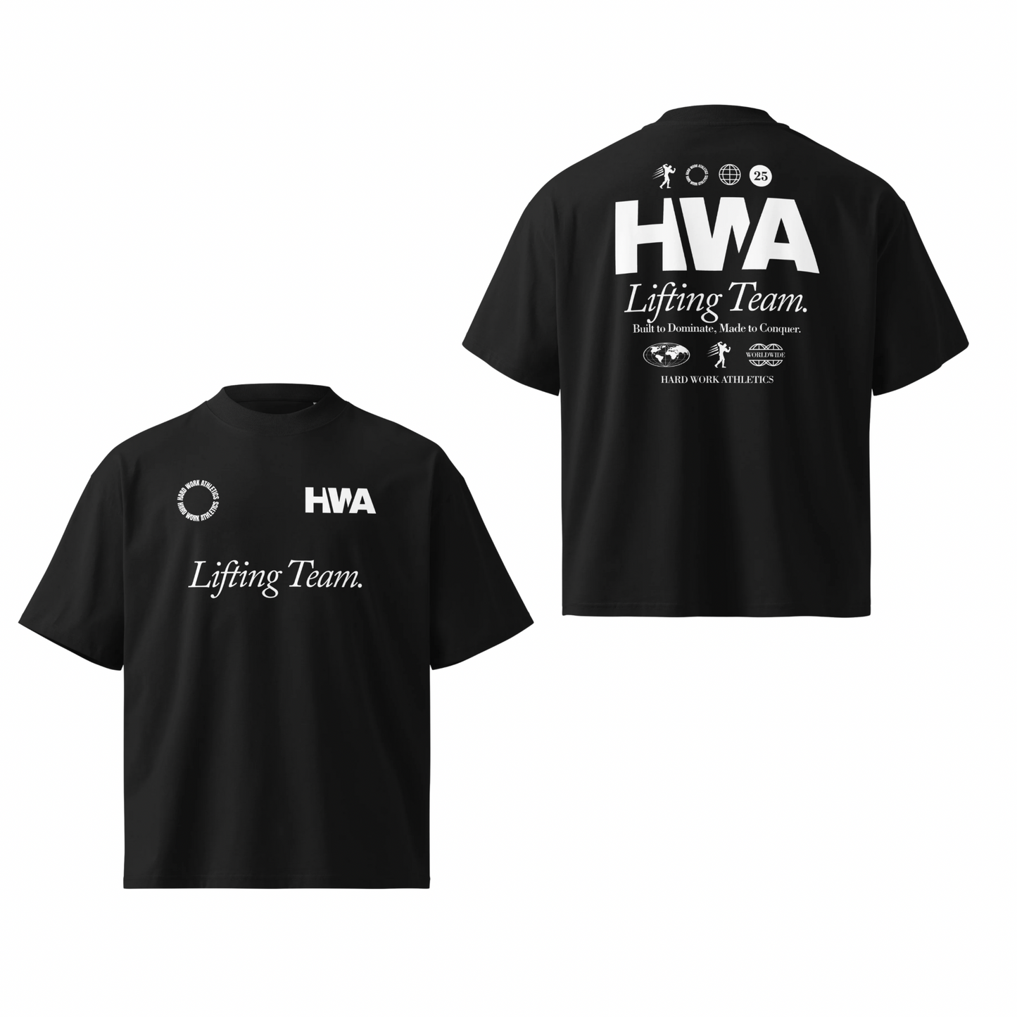HWA LIFTING TEAM OVERSIZED TEE