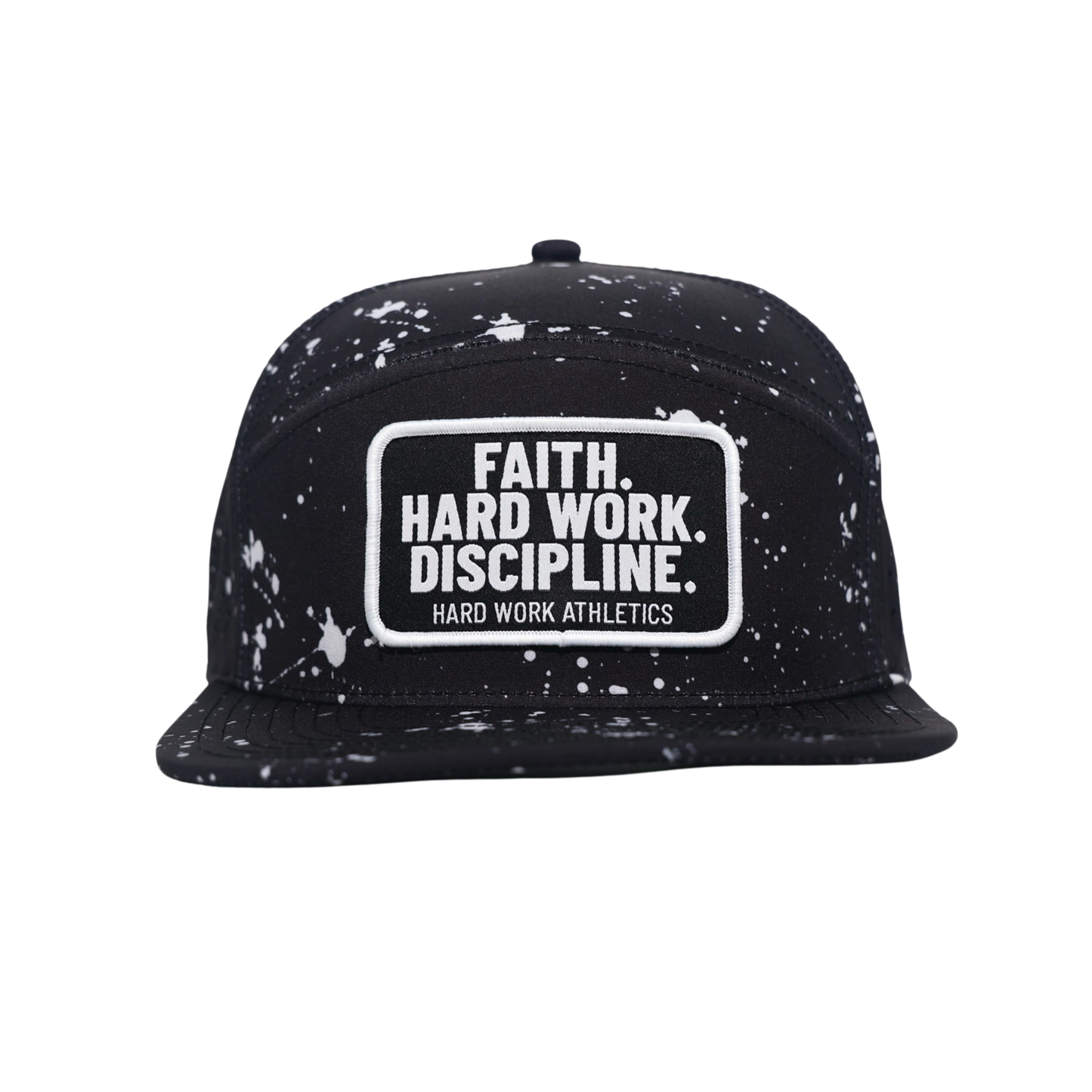 FAITH. HARD WORK. DISCIPLINE. PERFORMANCE 7 PANEL SNAPBACK