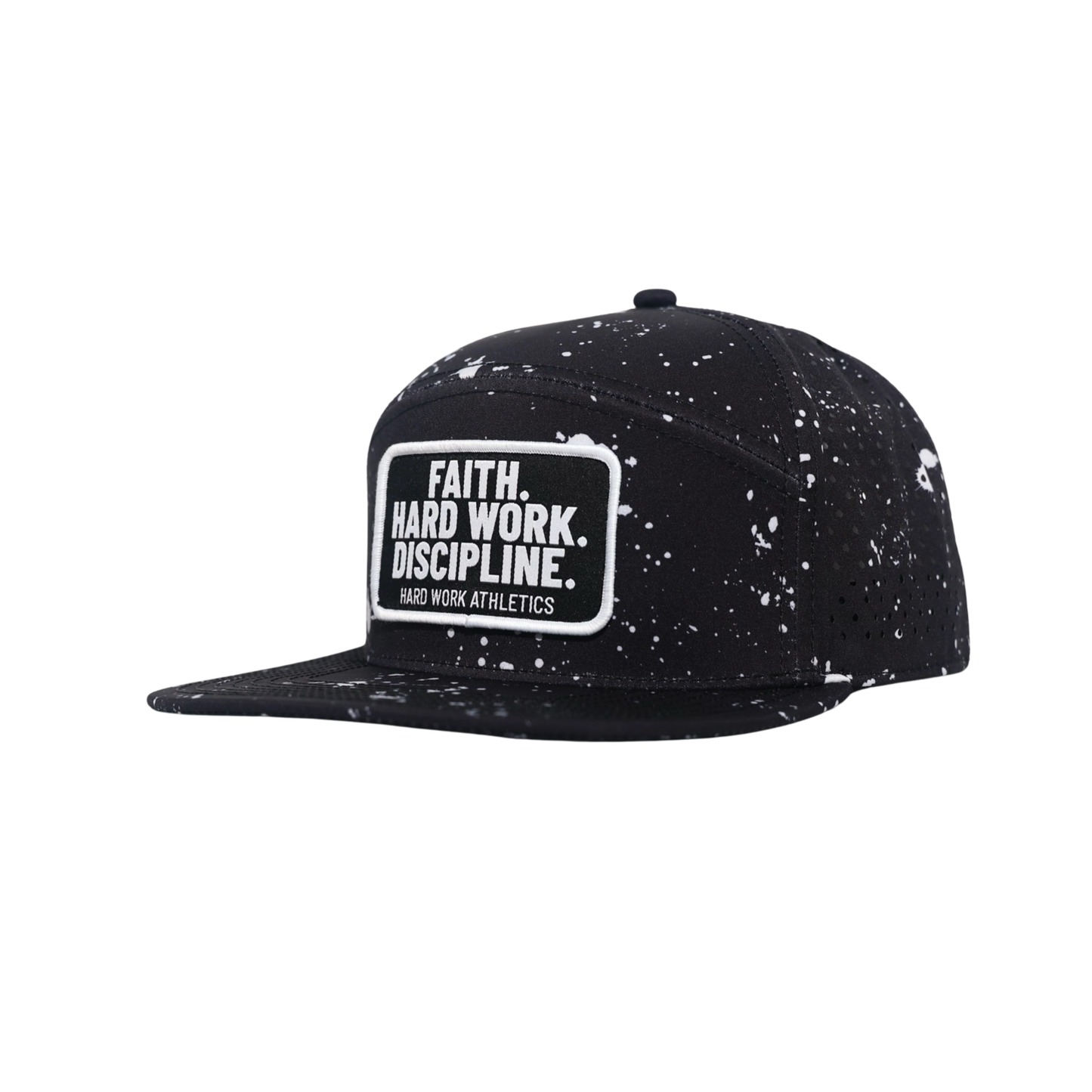 FAITH. HARD WORK. DISCIPLINE. PERFORMANCE 7 PANEL SNAPBACK