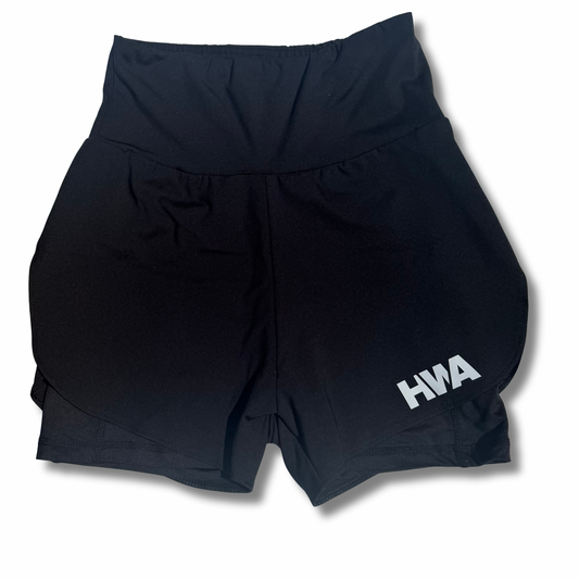 LEGACY RUNNING SHORTS 4” HIGH WAIST (LINED) | BLACK