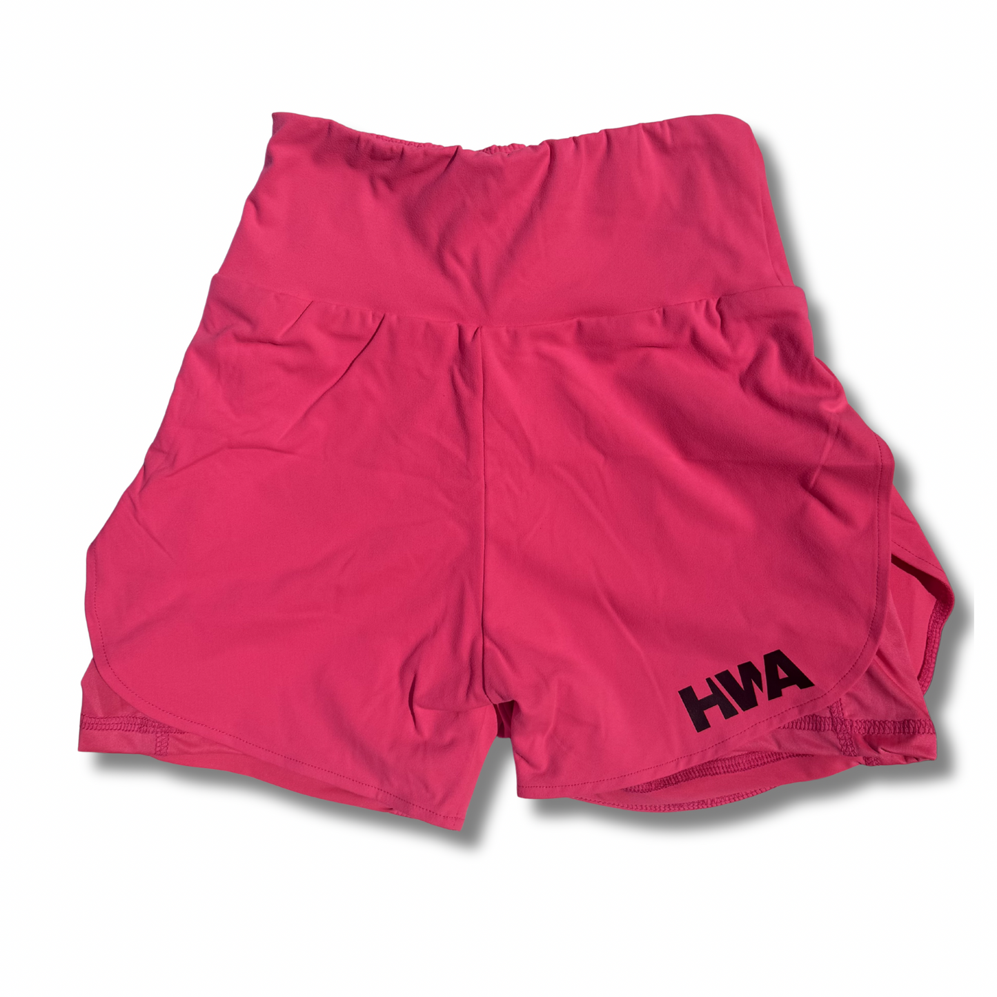 LEGACY RUNNING SHORTS 4” HIGH WAIST (LINED) | HOT PINK