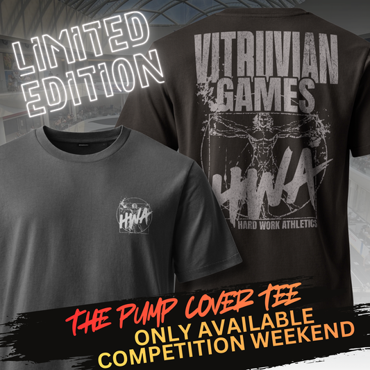 2026 VITRUVIAN GAMES x HWA PUMP COVER TEE | ONLY AVAILABLE COMPETITION WEEKEND