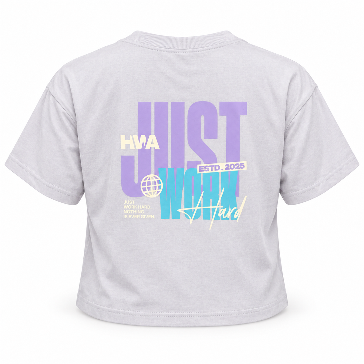 JUST WORK CROP TEE