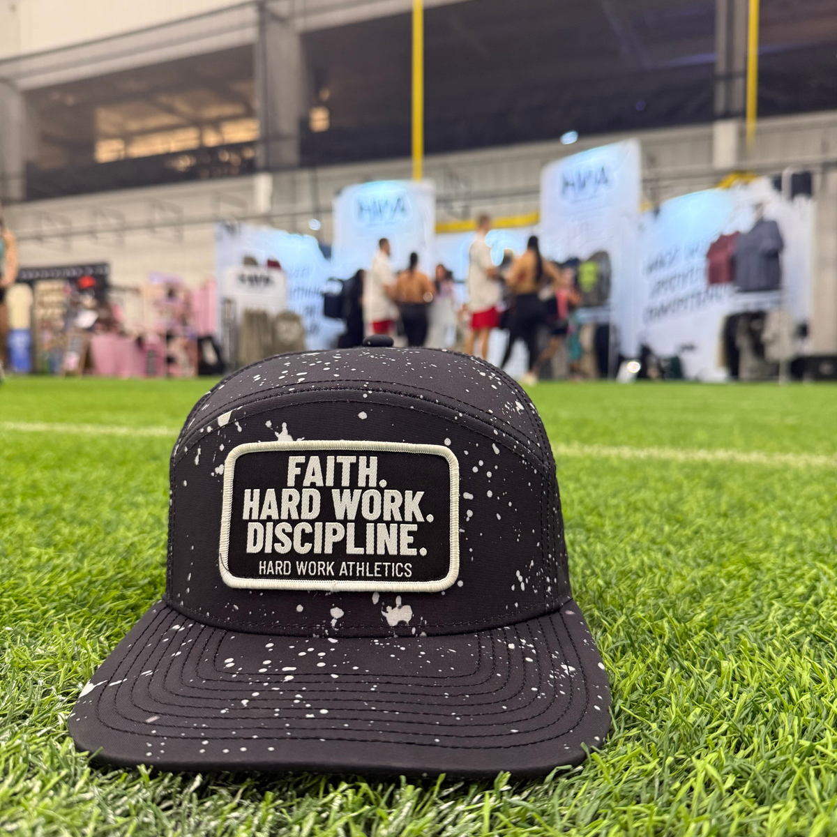 Faith. Hard Work. Discipline. Performance 7 Panel Snapback