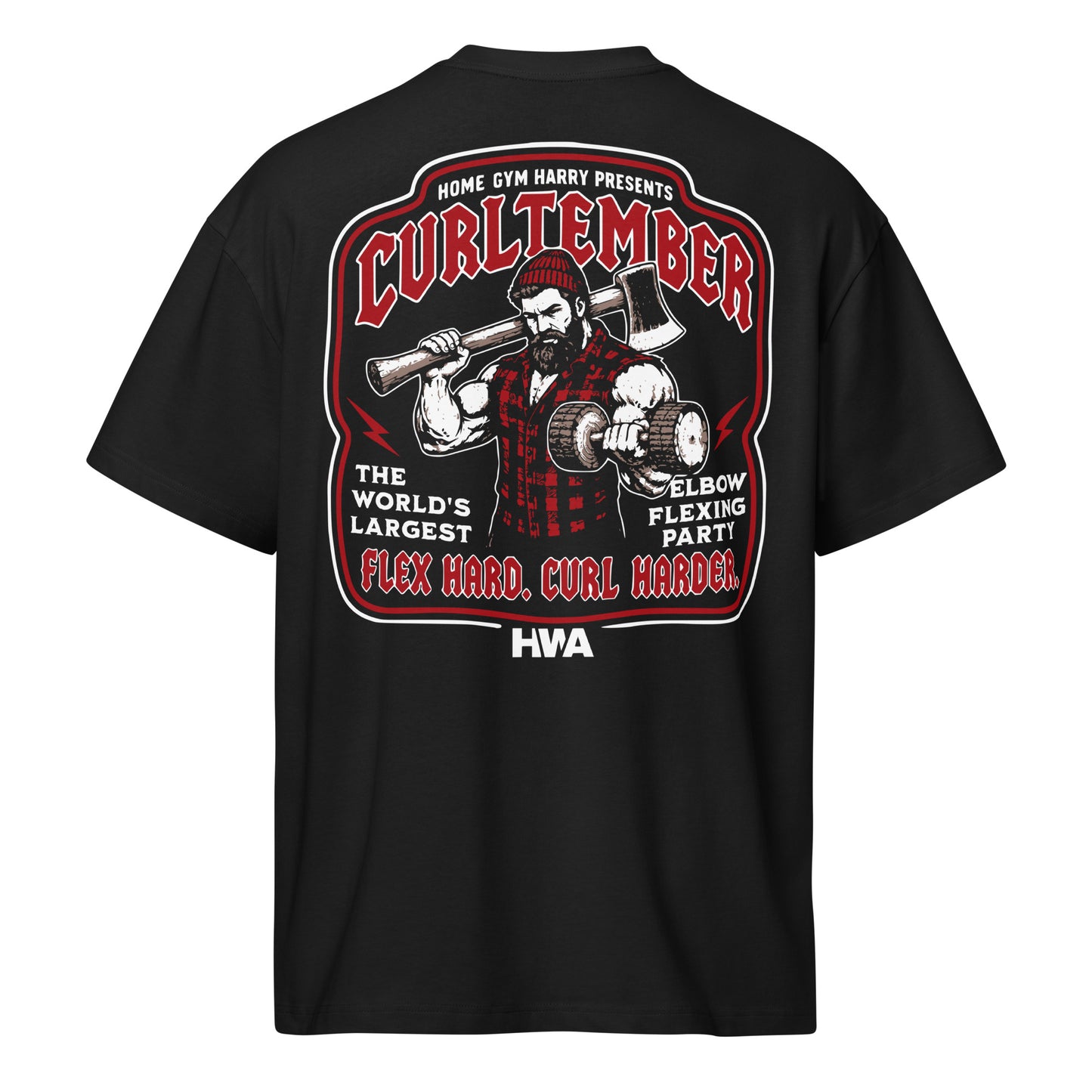 HOME GYM HARRY PRESENTS CURLTEMBER x HWA OVERSIZED TEE | PRE ORDER OPENS 8/1
