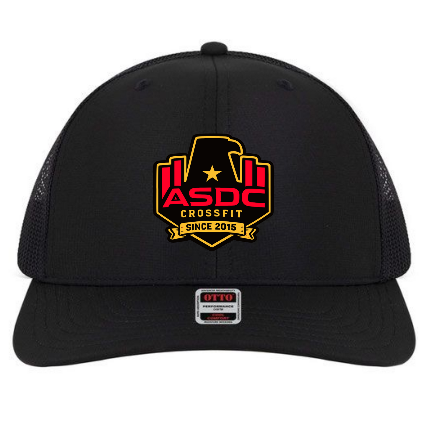 ASDC | OTTO CAP® 6 Panel Mid Profile Mesh Back Trucker Hat (PRE ORDER ONLY)