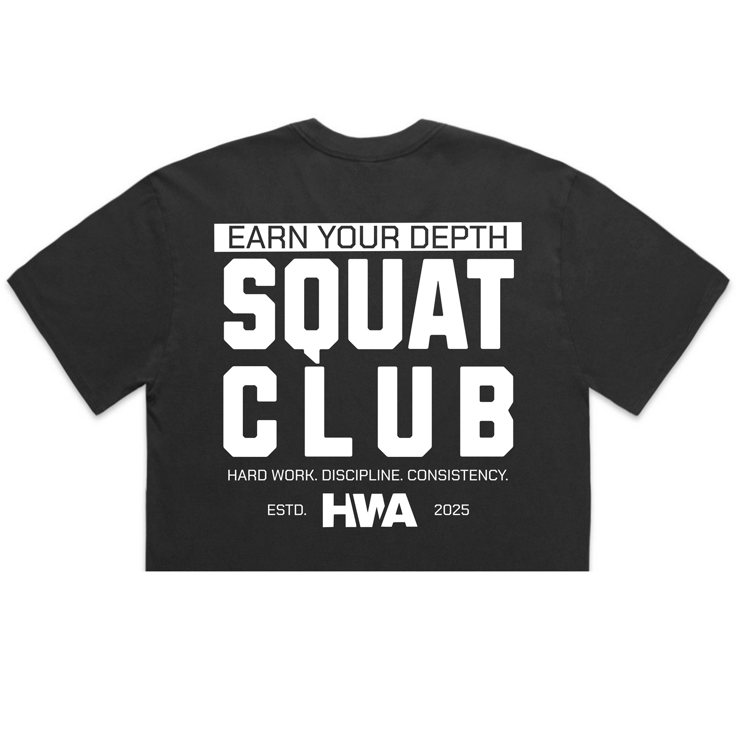 SQUAT CLUB V2 OVERSIZED CROP TEE