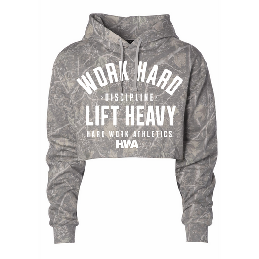 WORK HARD LIFT HEAVY DEADWOOD TREE CROP HOODIE