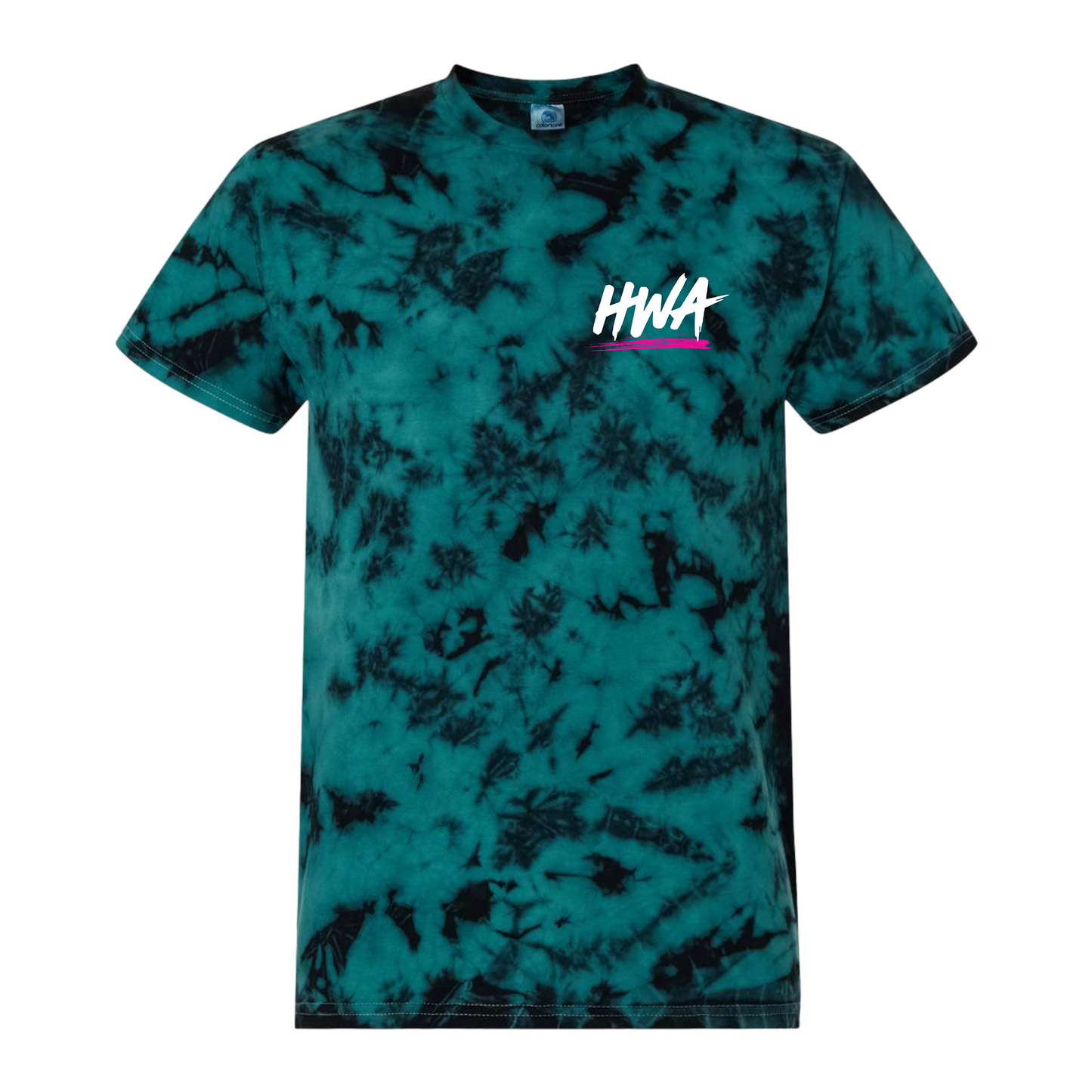 SILENCE THE NOISE TIE DYE JADE TEE