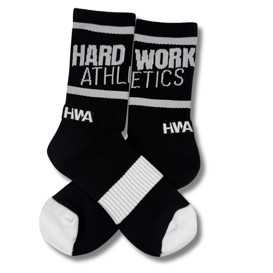 HWA PERFORMANCE CREW SOCKS | BLACK
