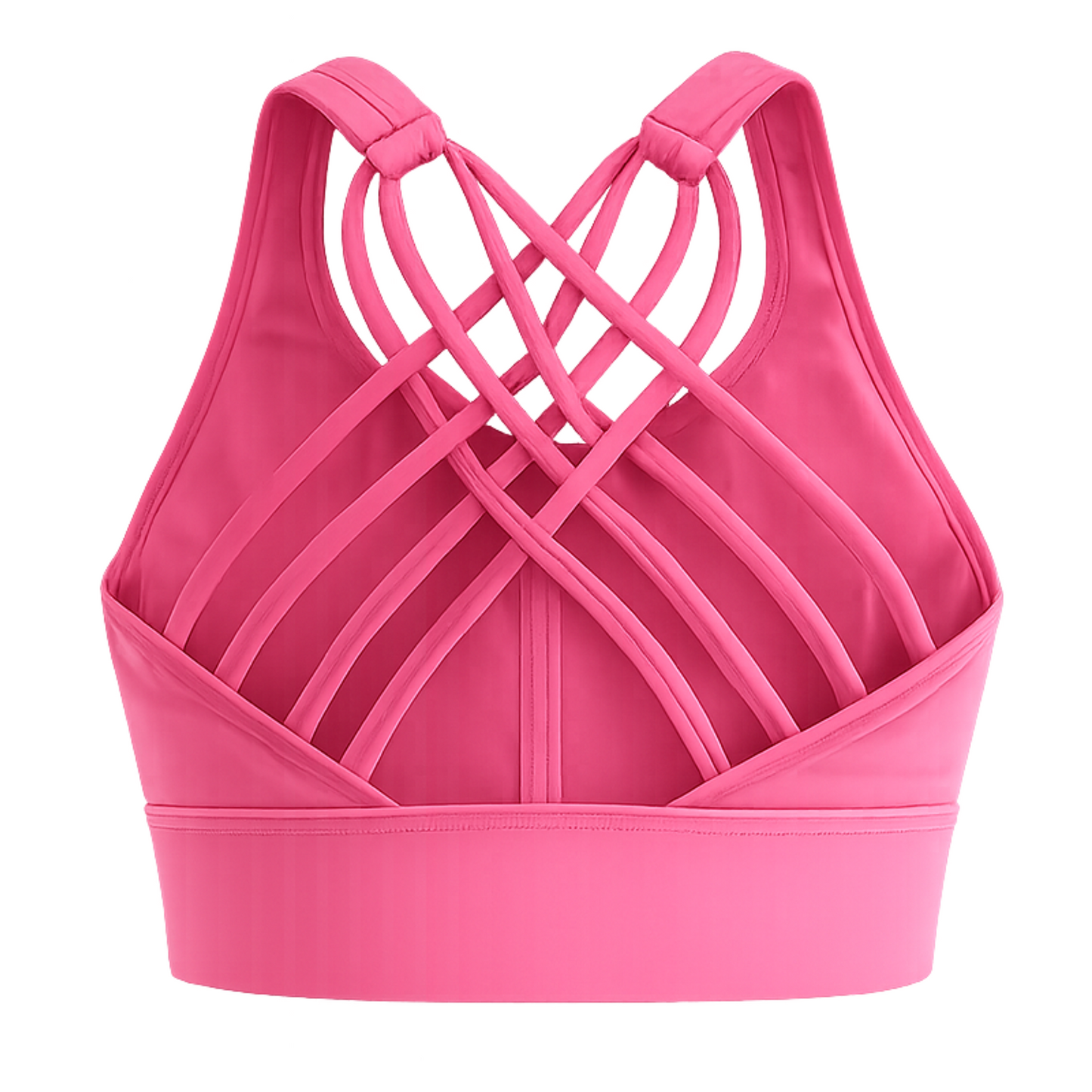 HWA ELITE CROSS BACK PINK SPORTS BRA