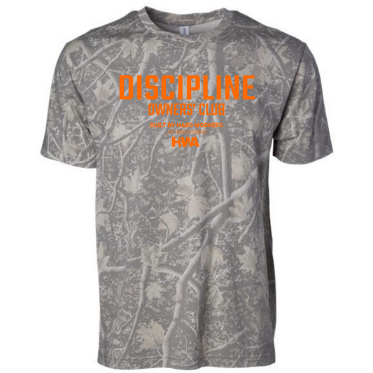 DISCIPLINE OWNERS' CLUB DEADWOOD CAMO TEE