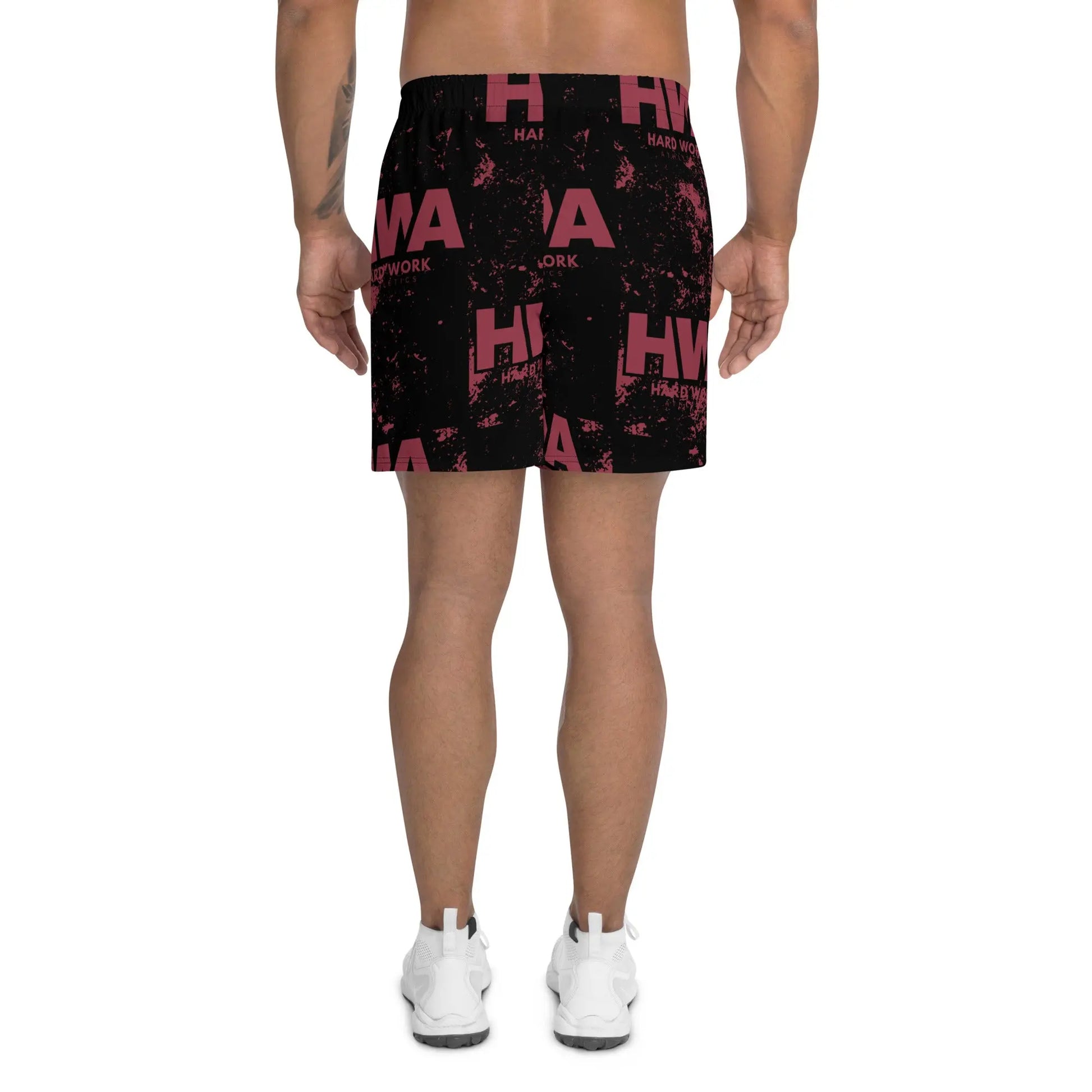 HWA BLACK & MAROON 6.5” TRAINING SHORTS