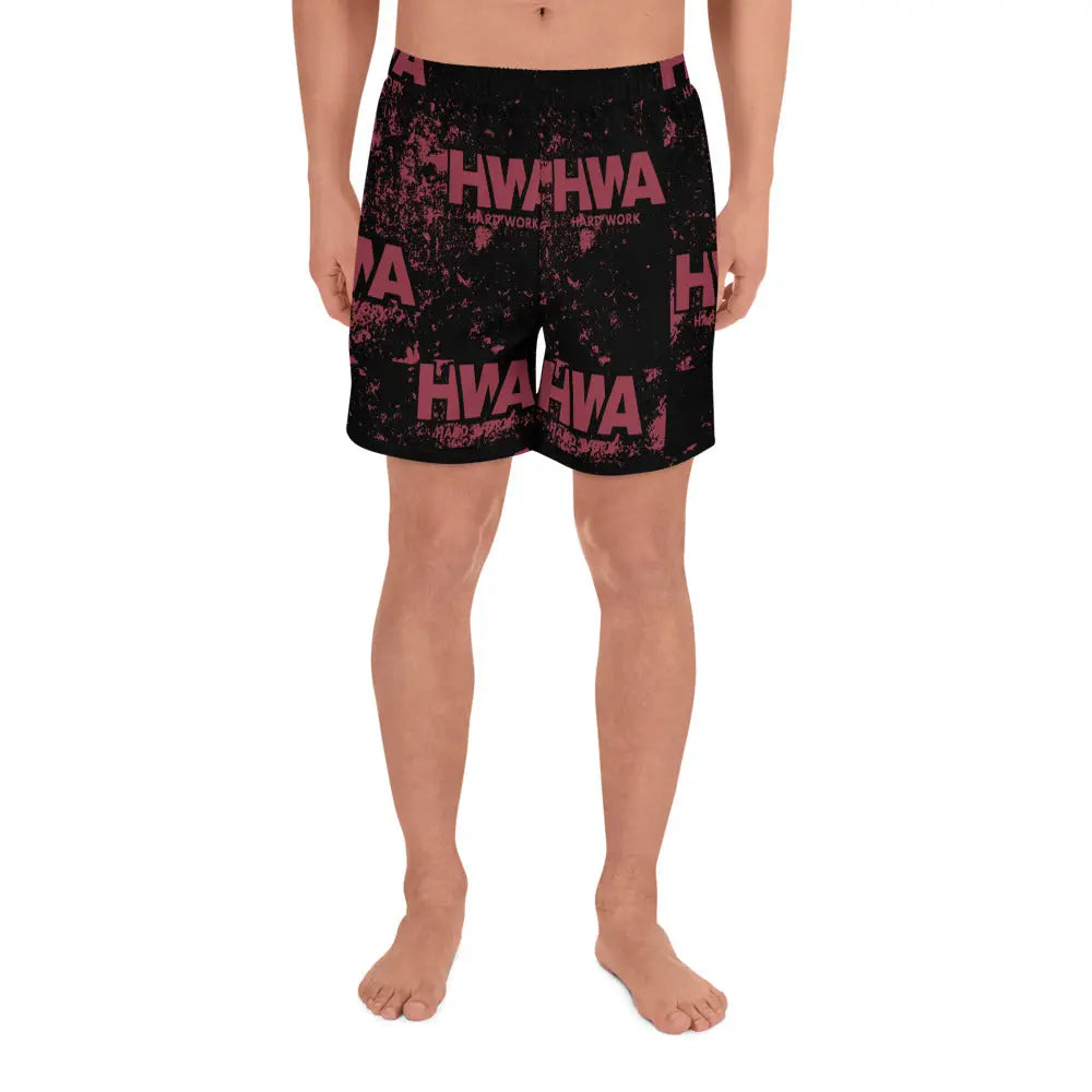 HWA BLACK & MAROON 6.5” TRAINING SHORTS