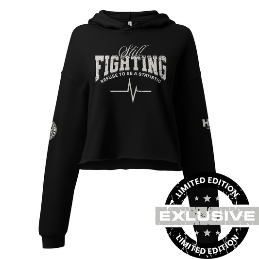 REFUSE TO BE A STATISTIC 2.0 CROP HOODIE | RFR x HWA
