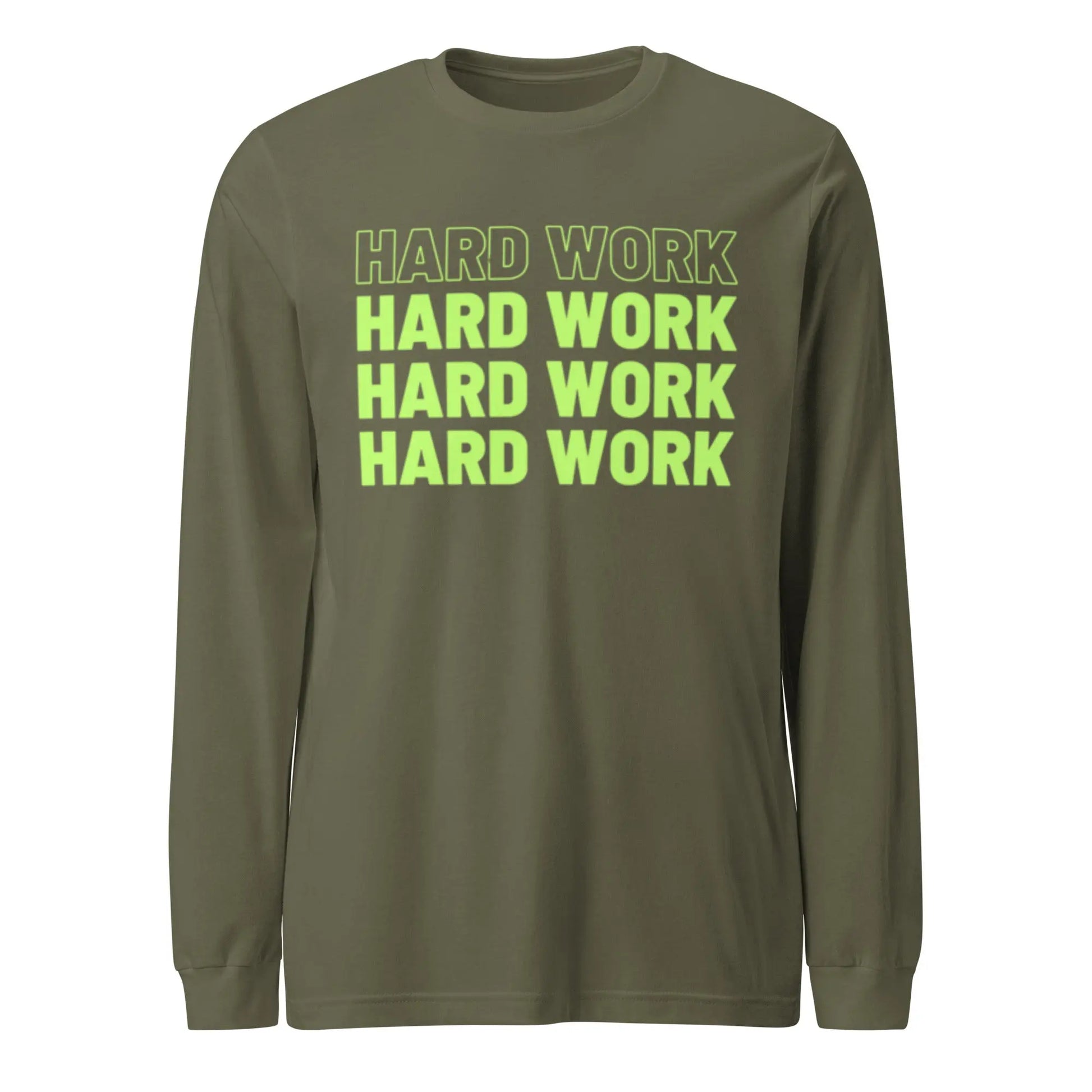 REPEAT HARD WORK LONG SLEEVE TEE