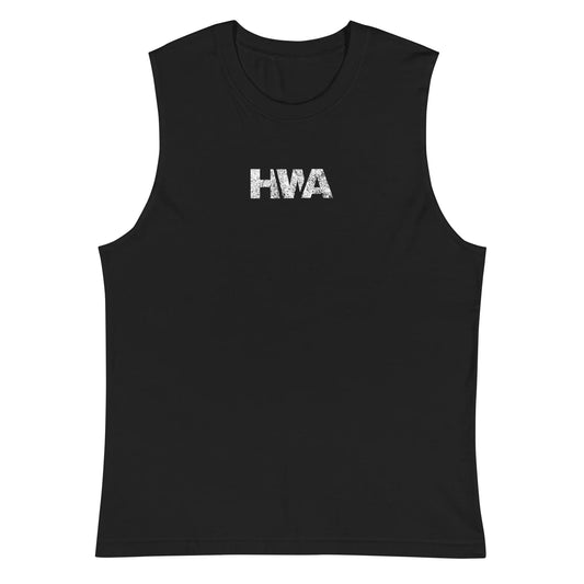 WE ARE HARD WORK UNISEX MUSCLE TEE