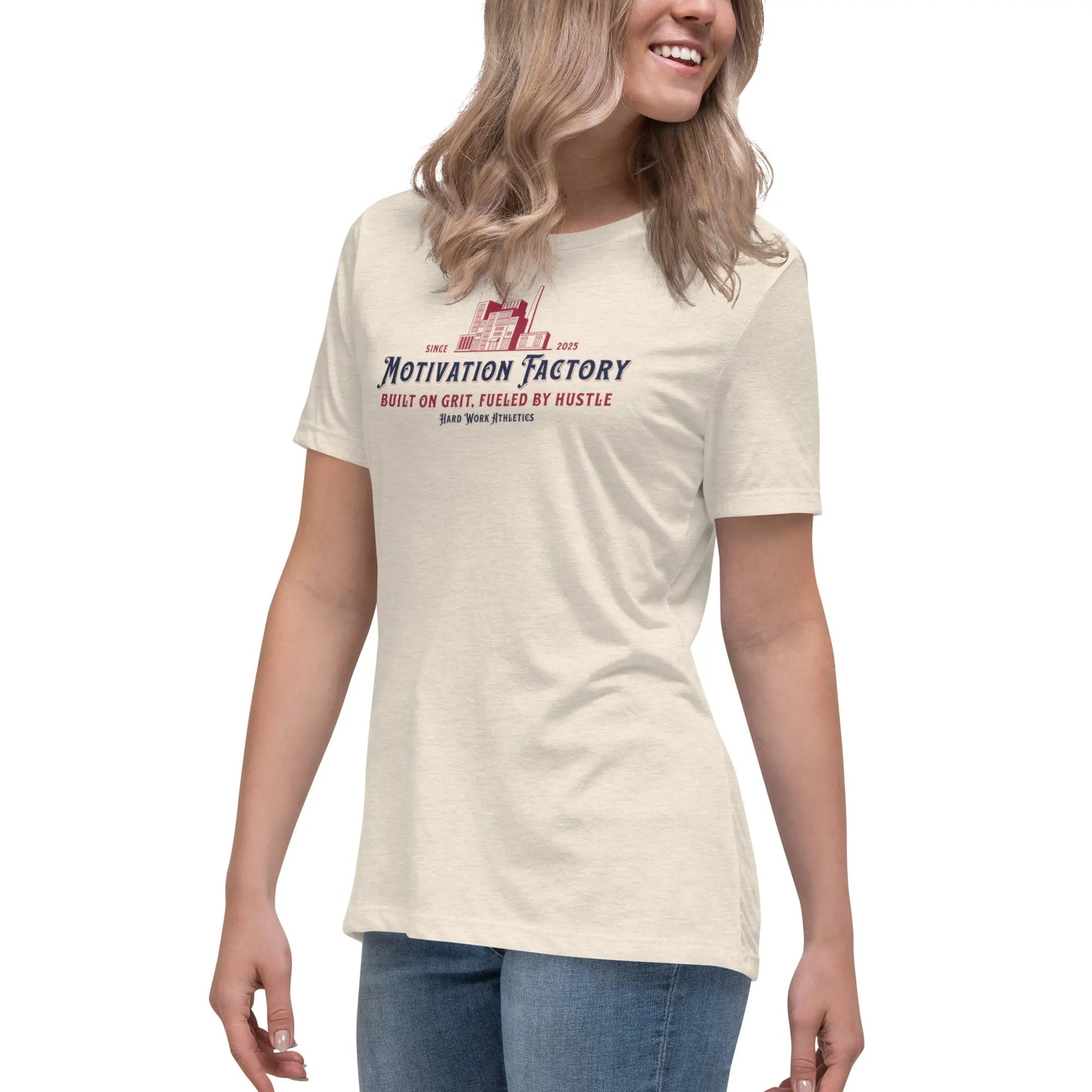 MOTIVATION FACTORY WOMENS RELAXED TEE